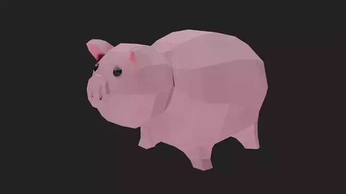Lowpoly Pig