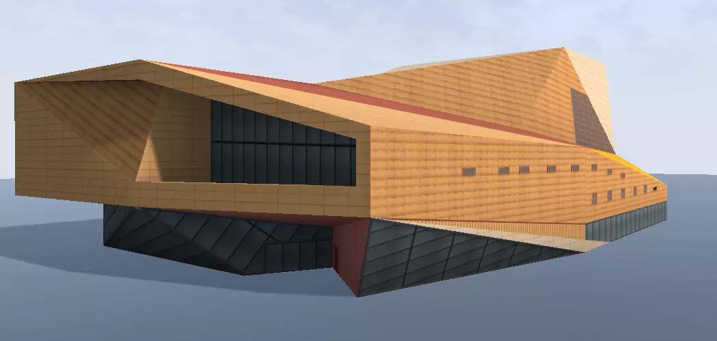 Agora Theater Lelystad Nederland 3d model Low-poly 3D model_0