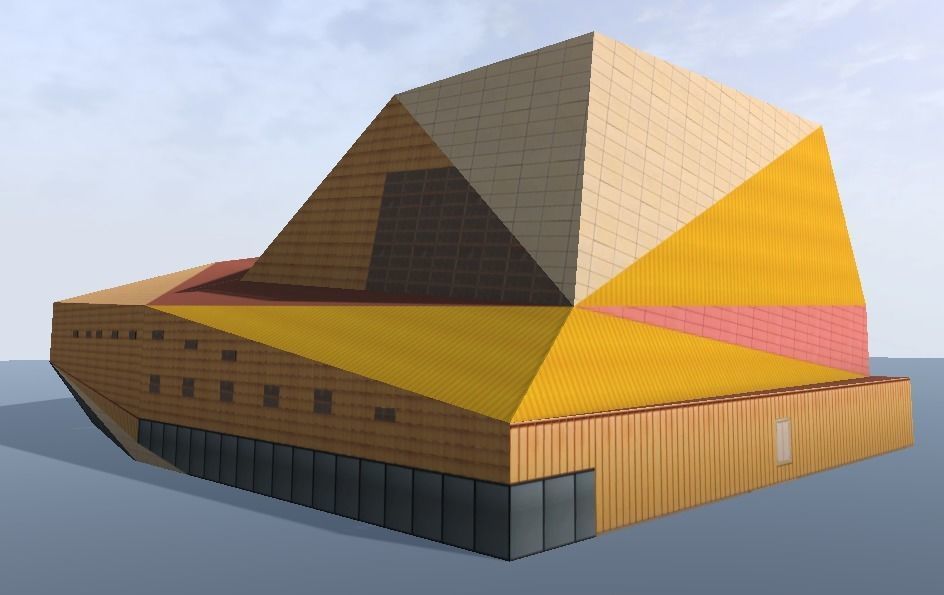 Agora Theater Lelystad Nederland 3d model Low-poly 3D model_4
