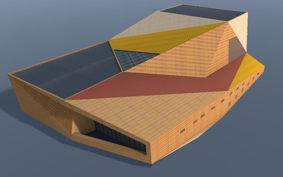 Agora Theater Lelystad Nederland 3d model Low-poly 3D model_3