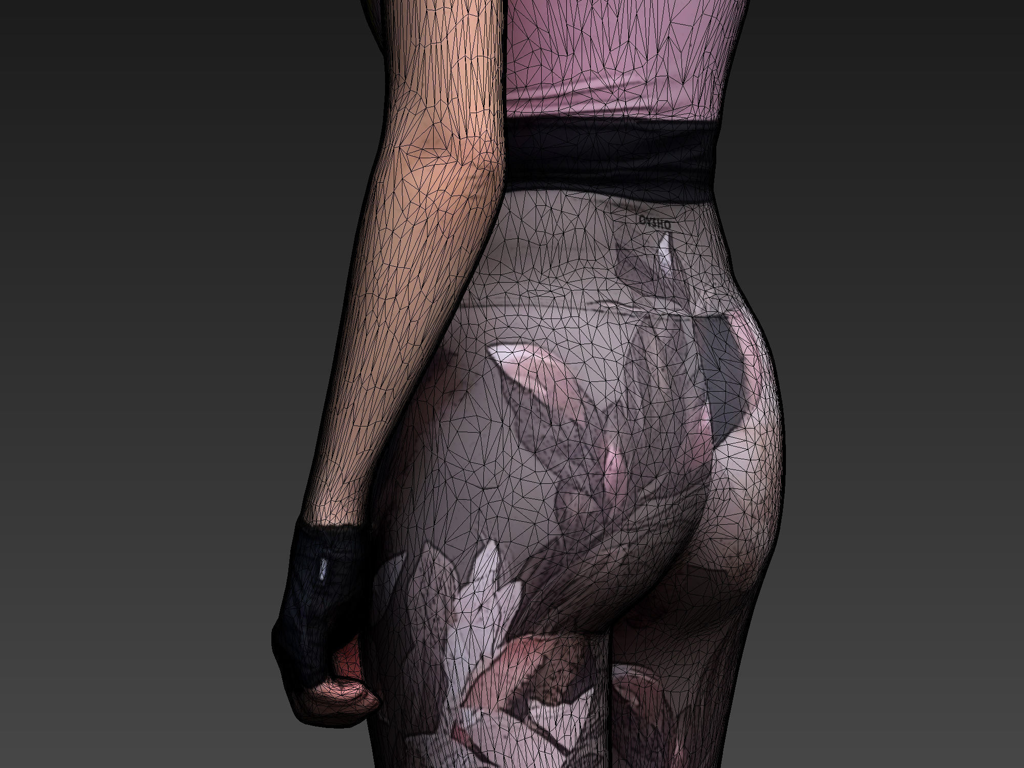 Stylized Fitness Character 3D model_4