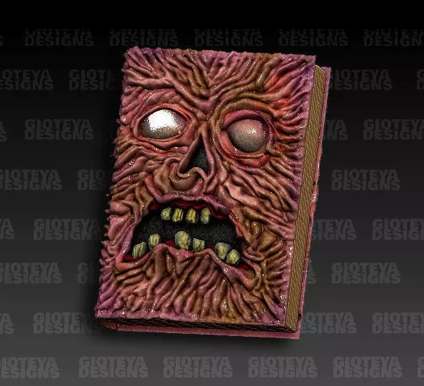 Necronomicon Book of the Dead 3D model_0