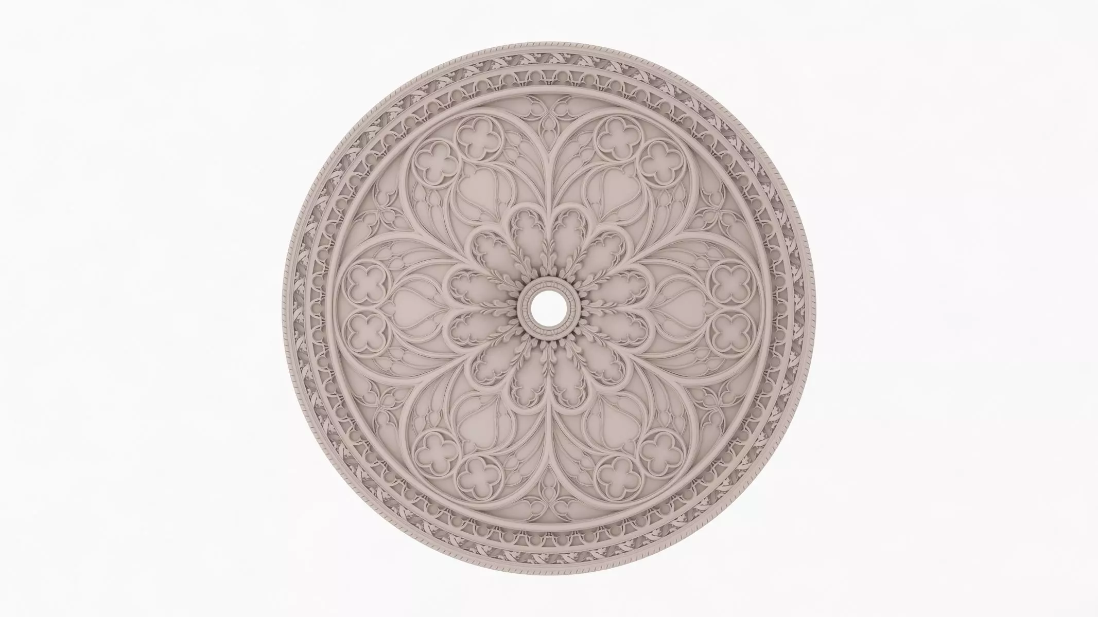 Classic Ceiling Medallion 64 3D model_0