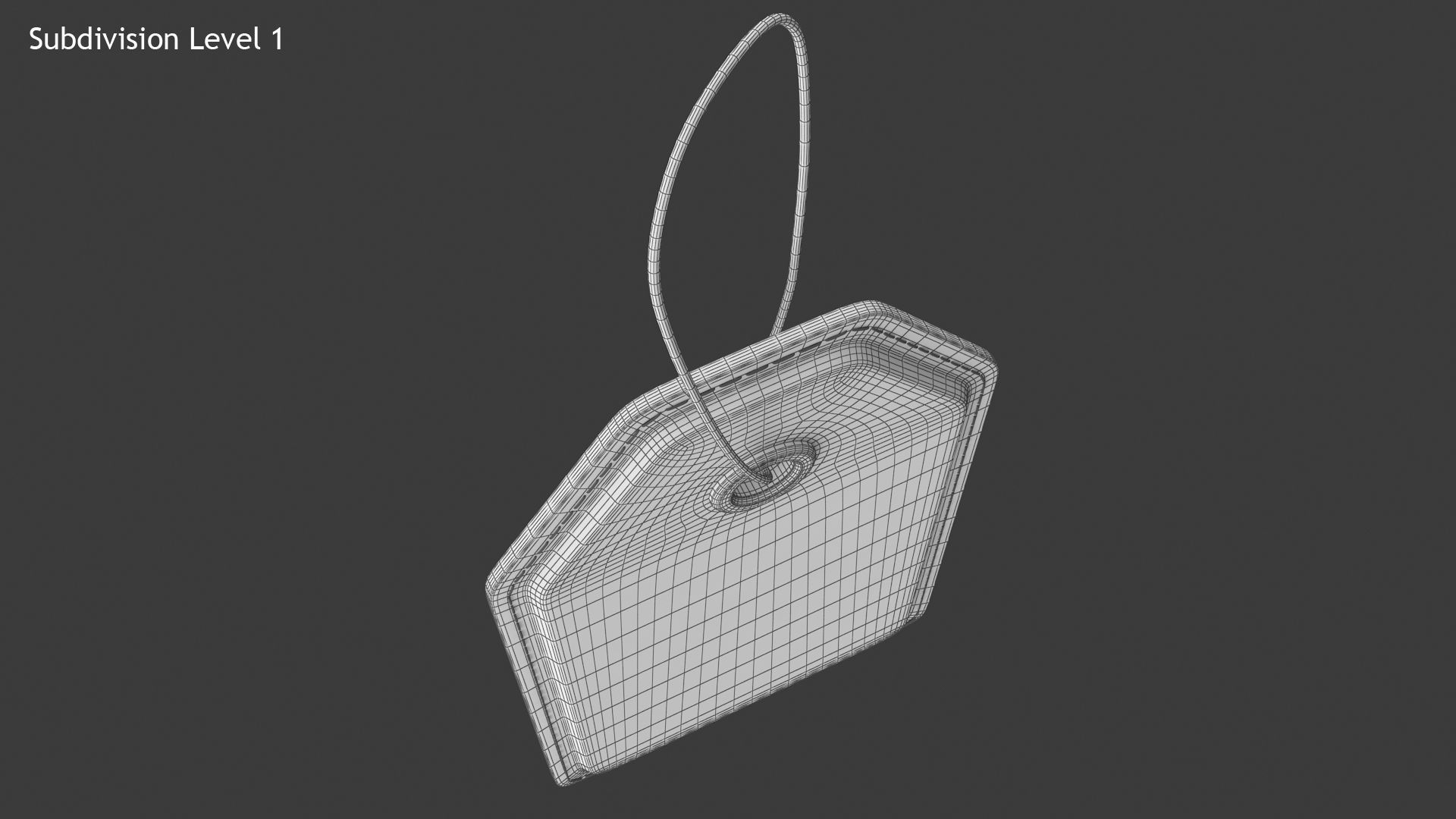 Price Tag Low-poly 3D model_14