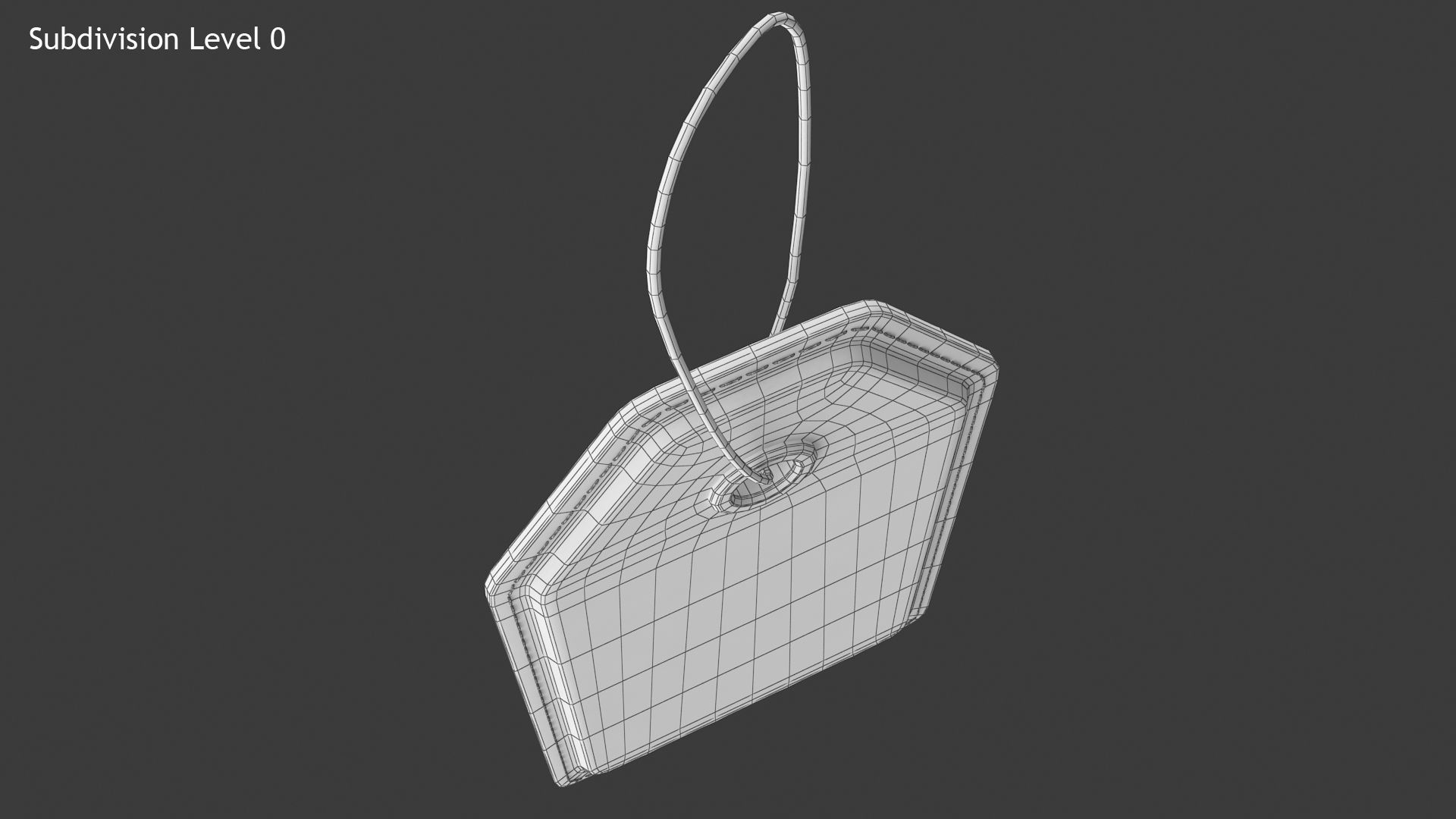 Price Tag Low-poly 3D model_13