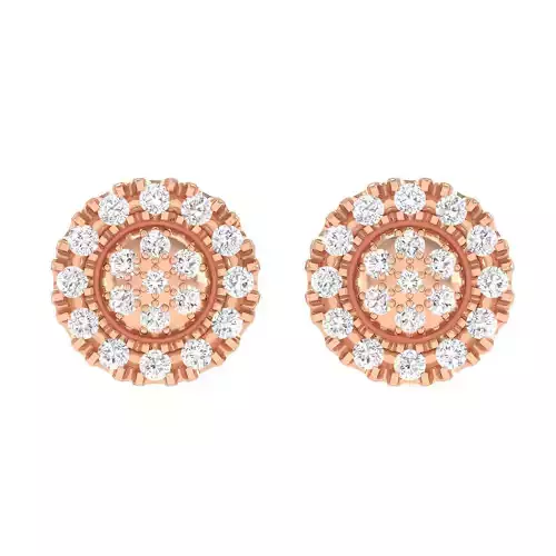 Women Earrings 3dm stl render detail  3D print model