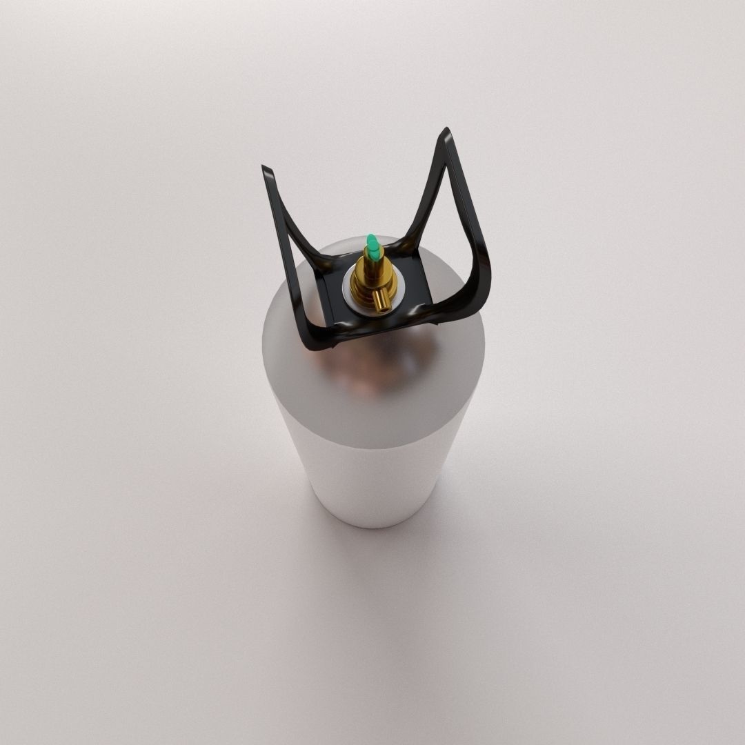 Helium Tank 3D model_1