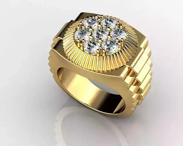 Ring Diamond CT 3D print model