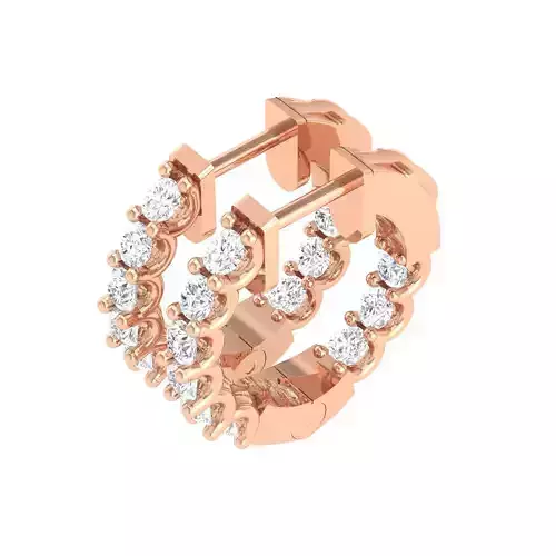 Women Earrings 3dm stl render detail 