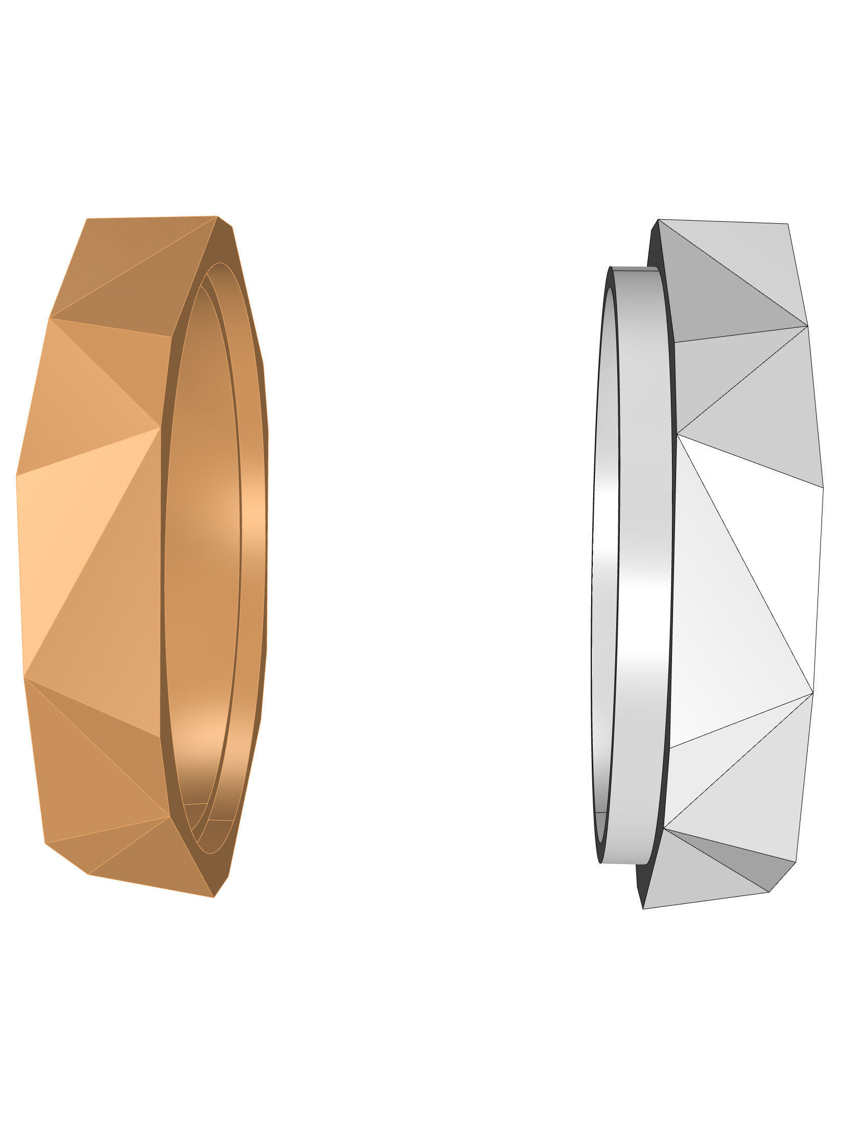 Wedding Band Men 3D print model_7