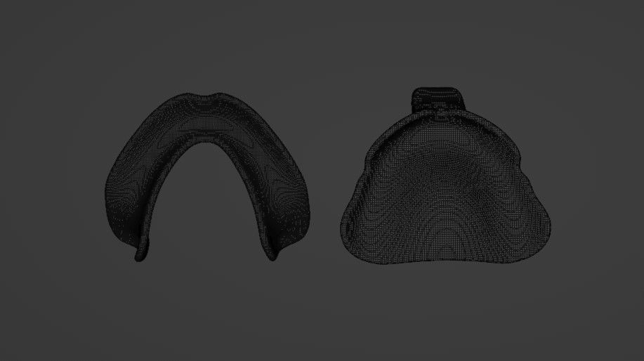 Custom impression trays for edentulous patients 3D model_6