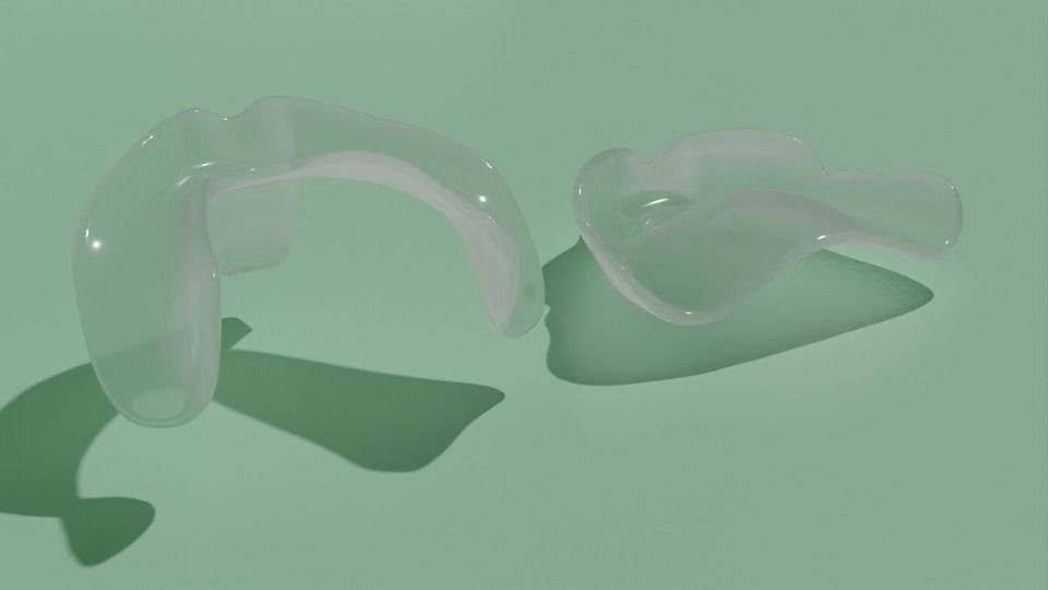 Custom impression trays for edentulous patients 3D model_3