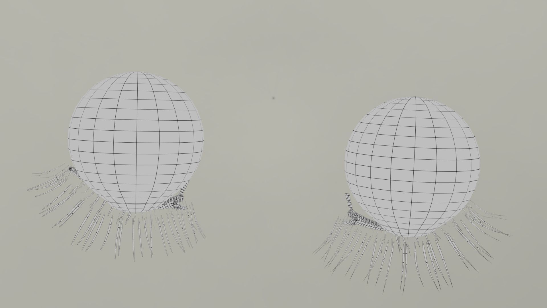 Realistic PBR Eye Set 8 Pieces Low-poly 3D model_10