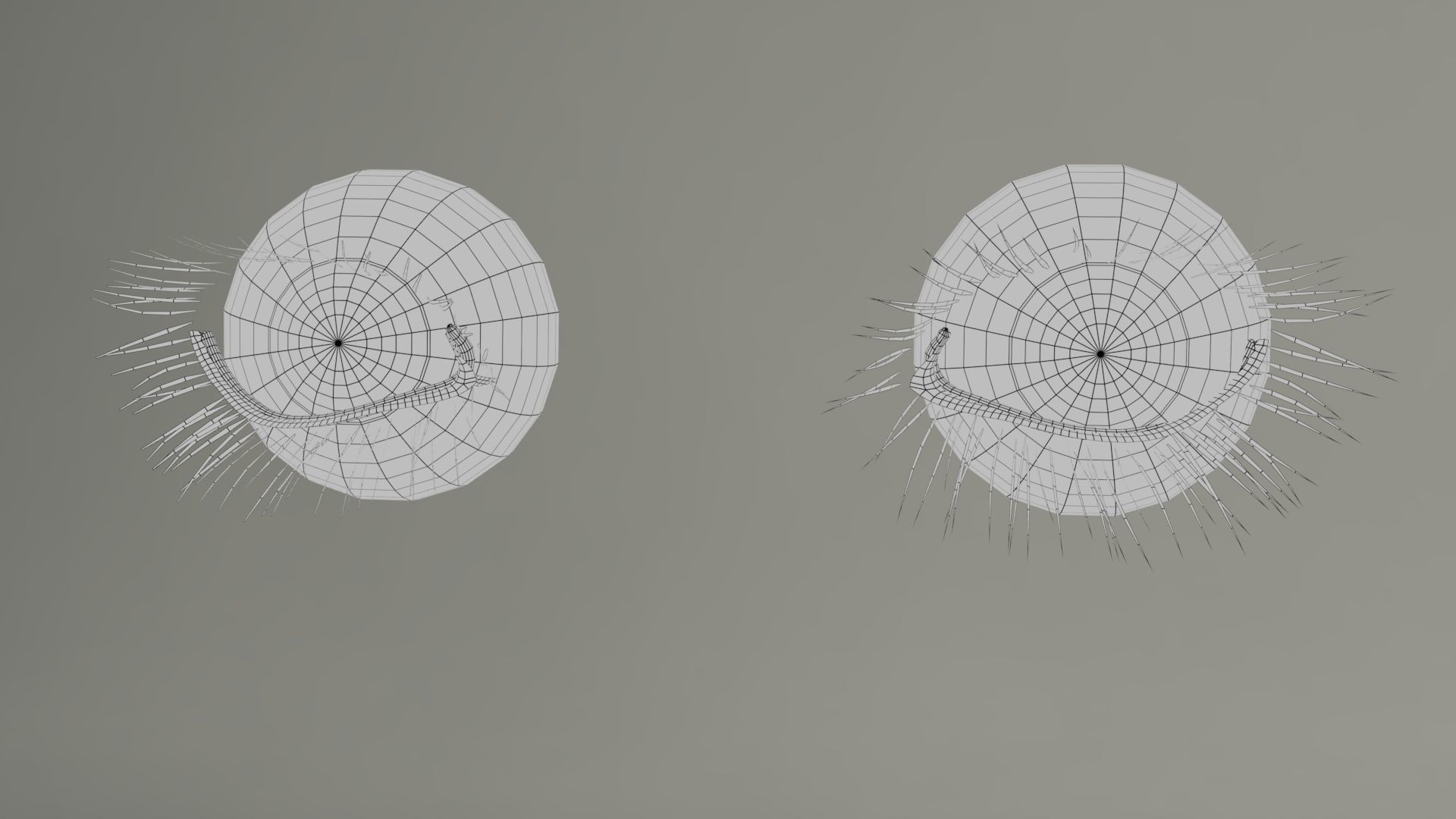 Realistic PBR Eye Set 8 Pieces Low-poly 3D model_9