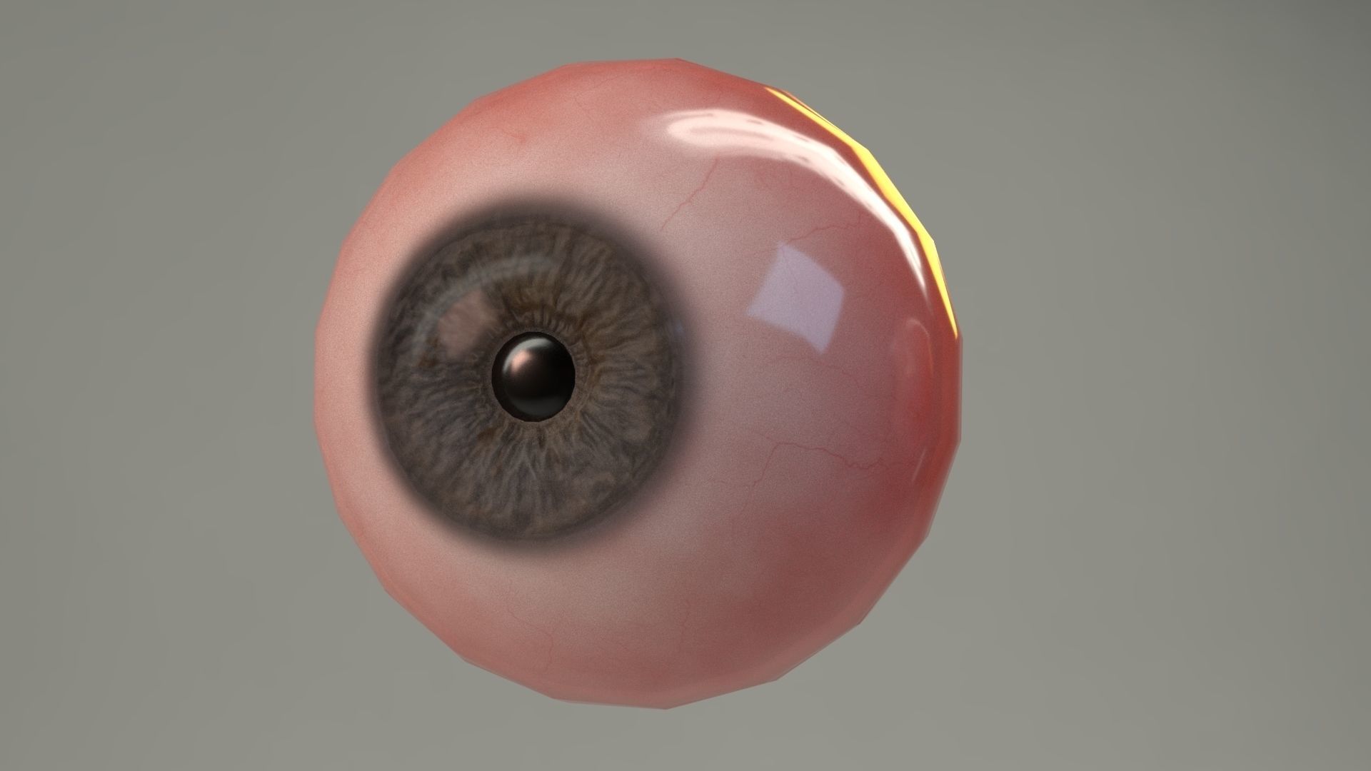 Realistic PBR Eye Set 8 Pieces Low-poly 3D model_4