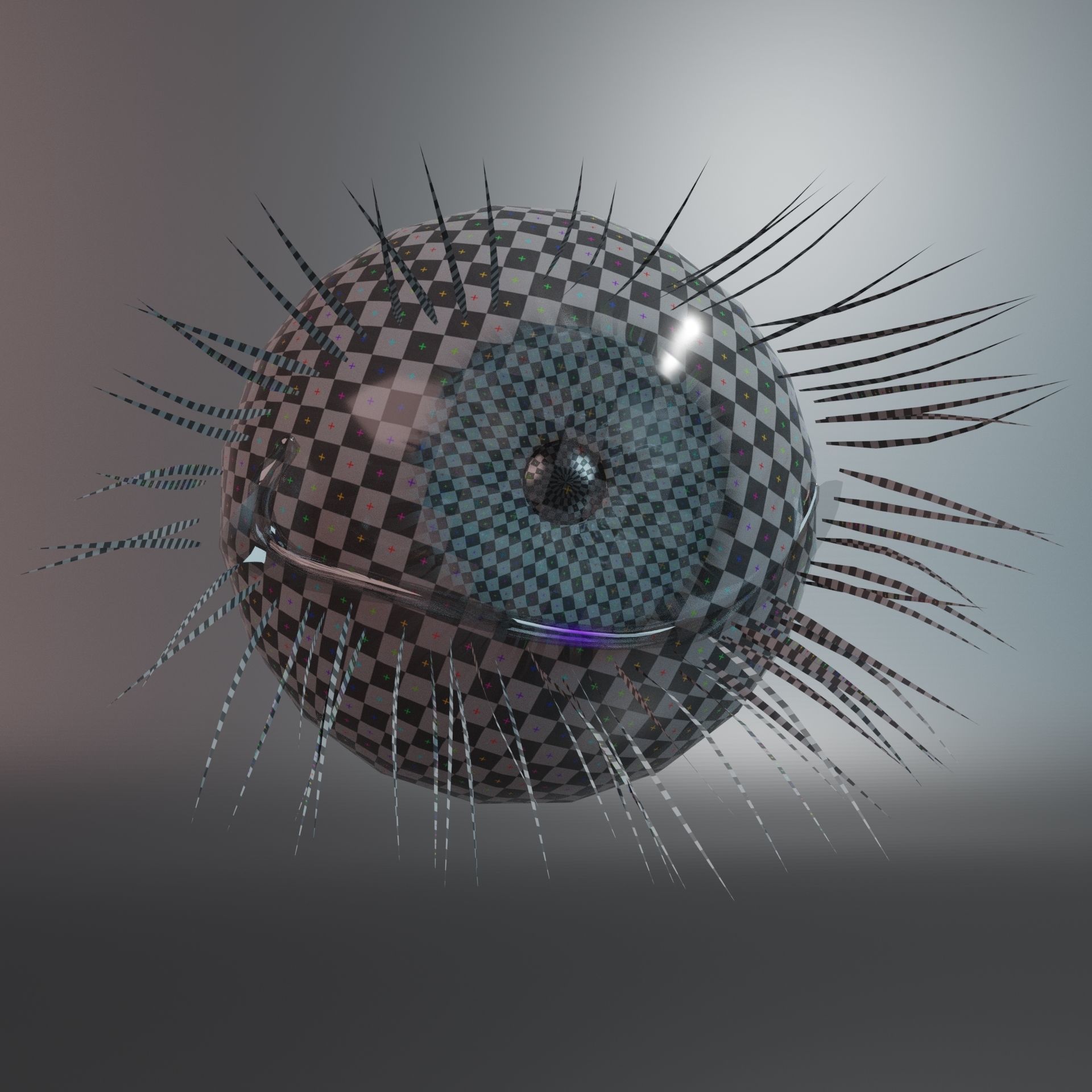 Realistic PBR Eye Set 8 Pieces Low-poly 3D model_8