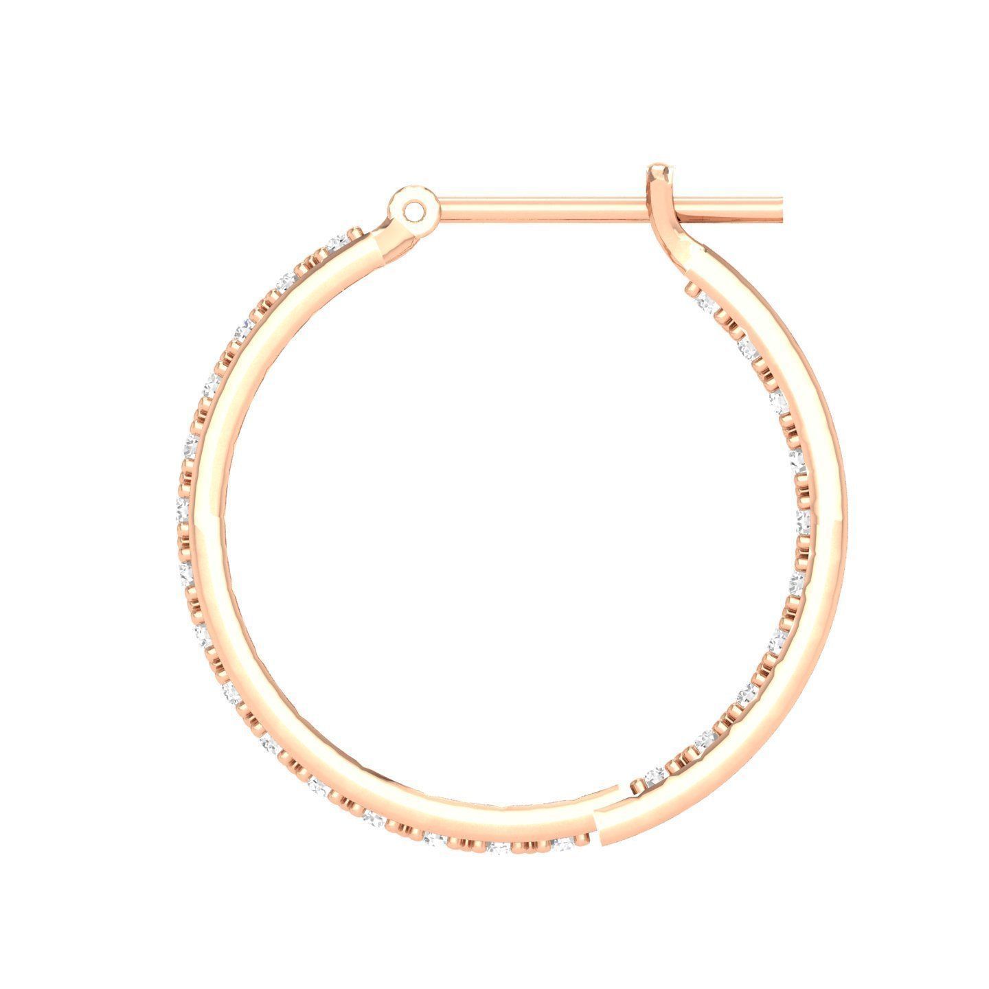 Women Earrings 3dm stl render detail 3D print model_2