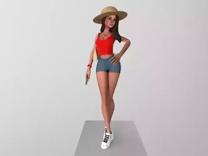 Woman Posing  3D model