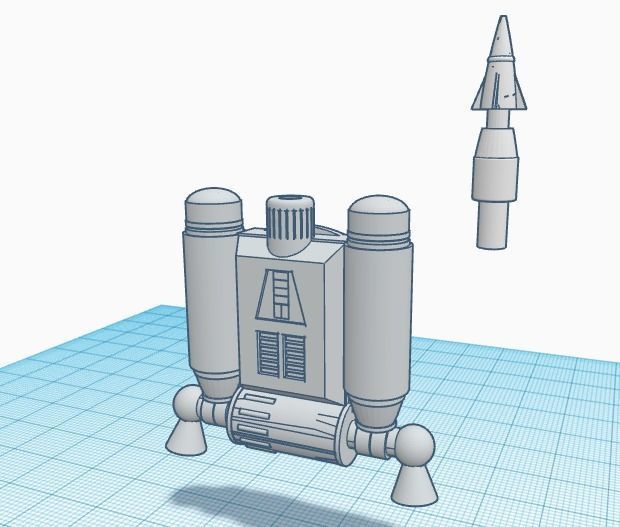 Star Wars Pre Vizsla Jetpack - Clone Wars 3D print model_2