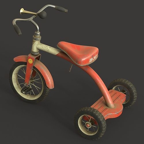 Old Tricycle 3D model