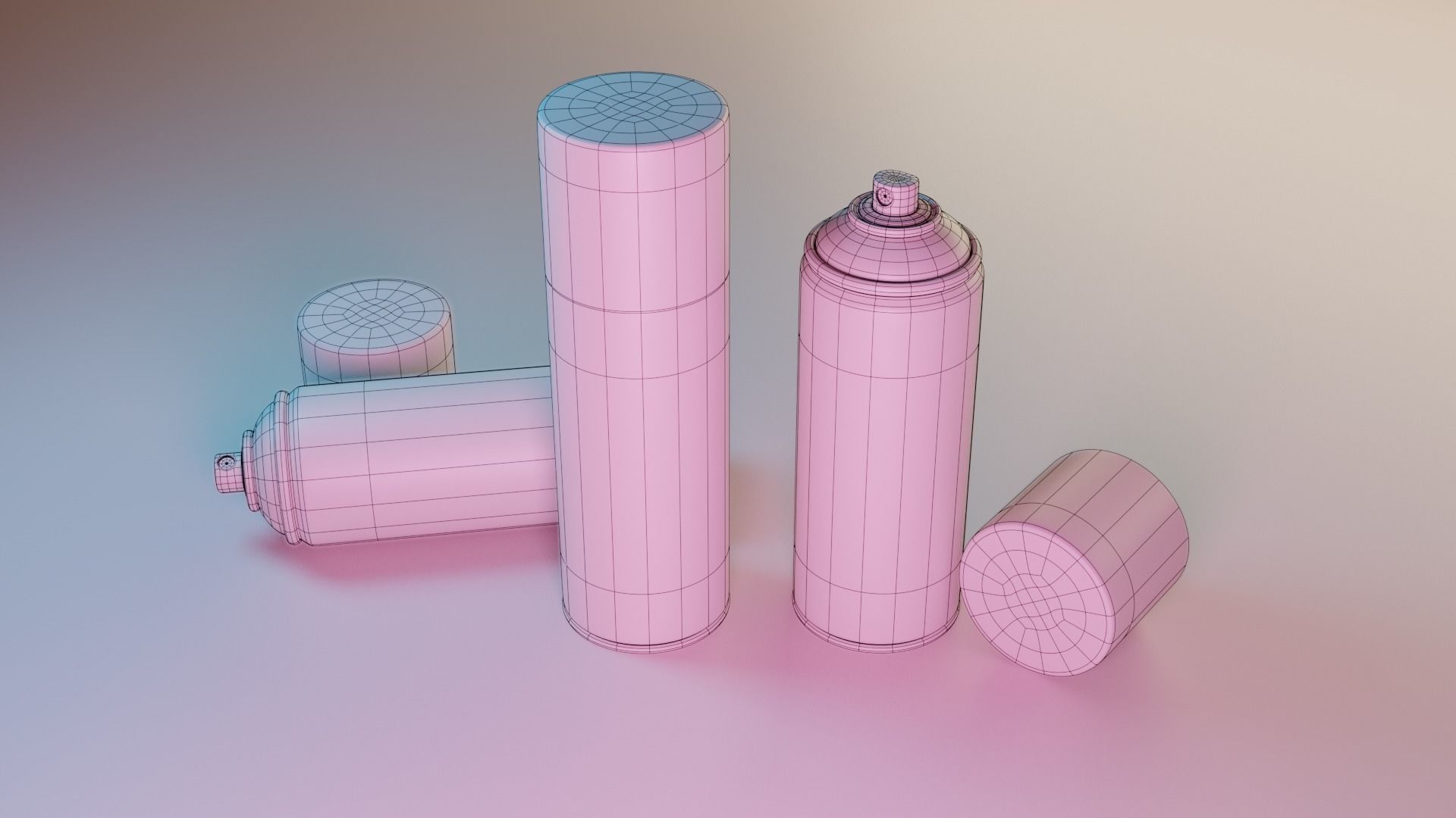Spray Paint Free low-poly 3D model_3