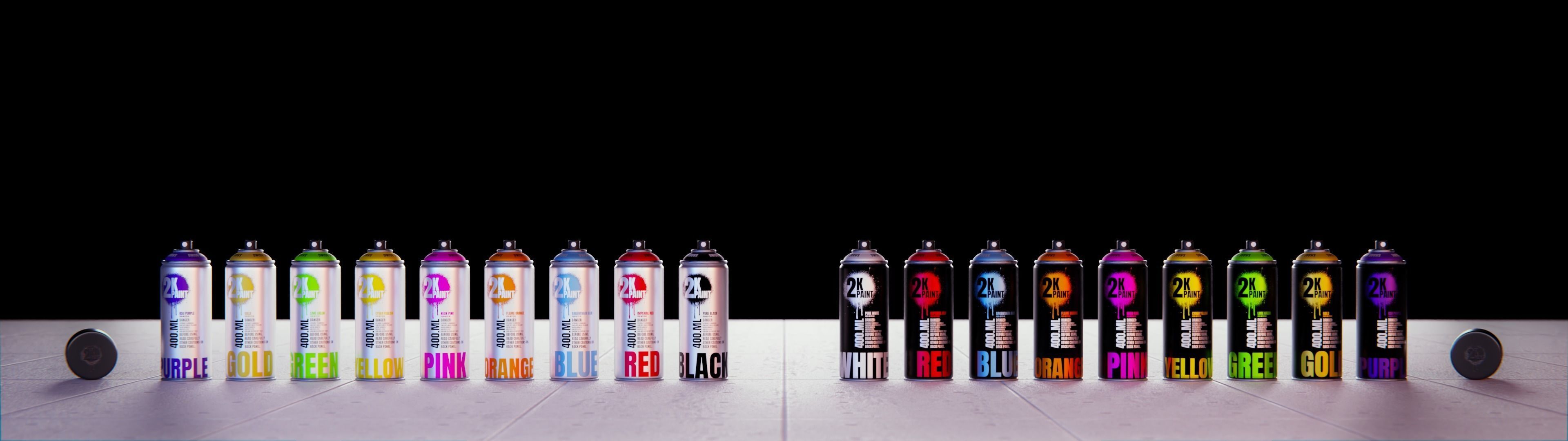 Spray Paint Free low-poly 3D model_4