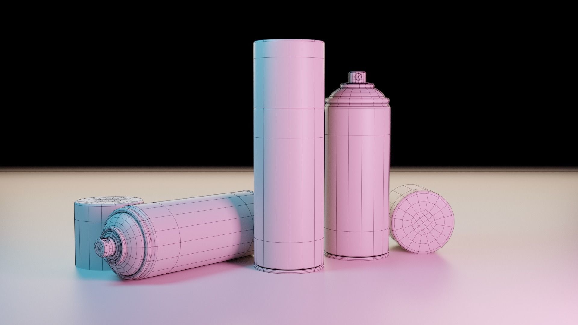 Spray Paint Free low-poly 3D model_1