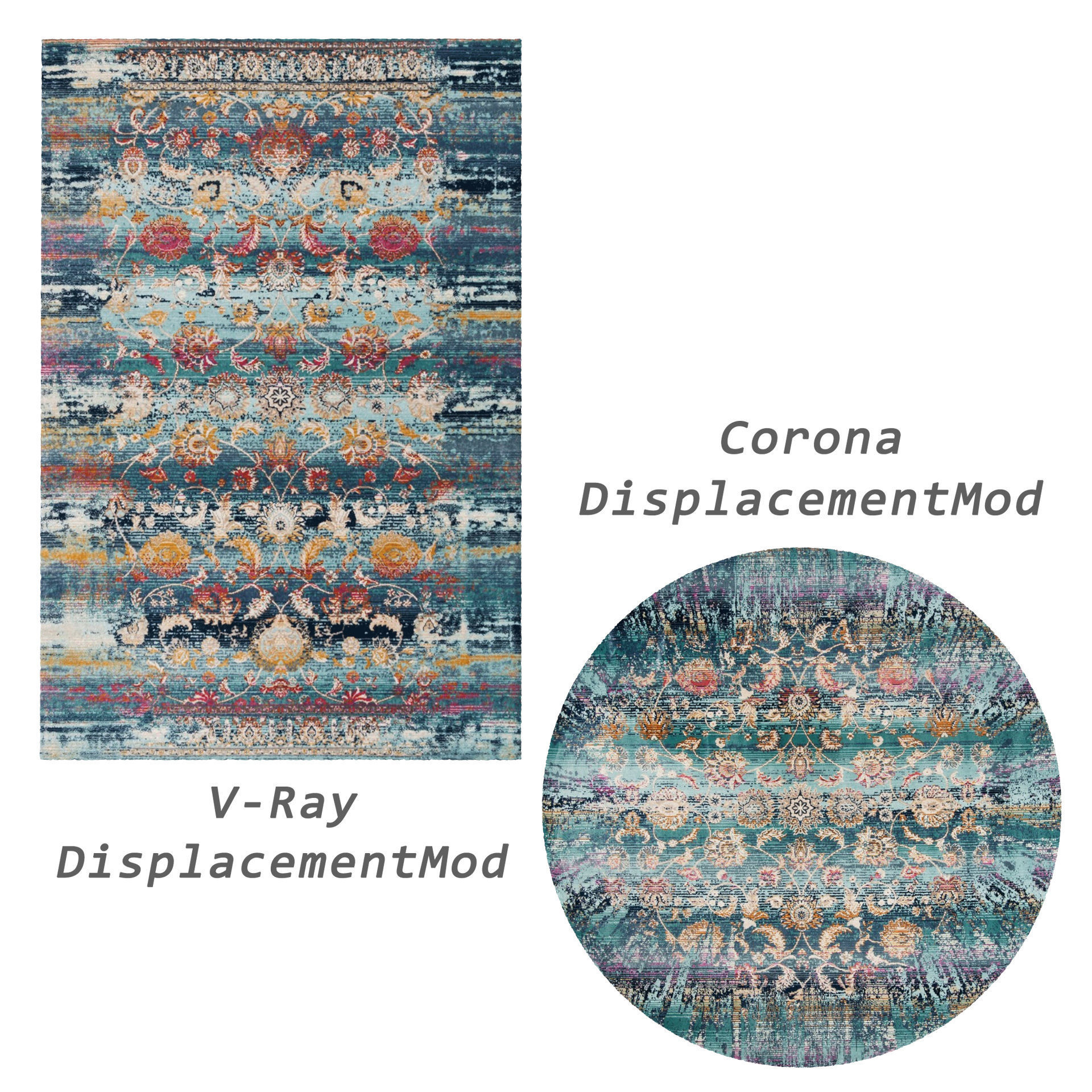 Rugs No 105 Low-poly 3D model_6