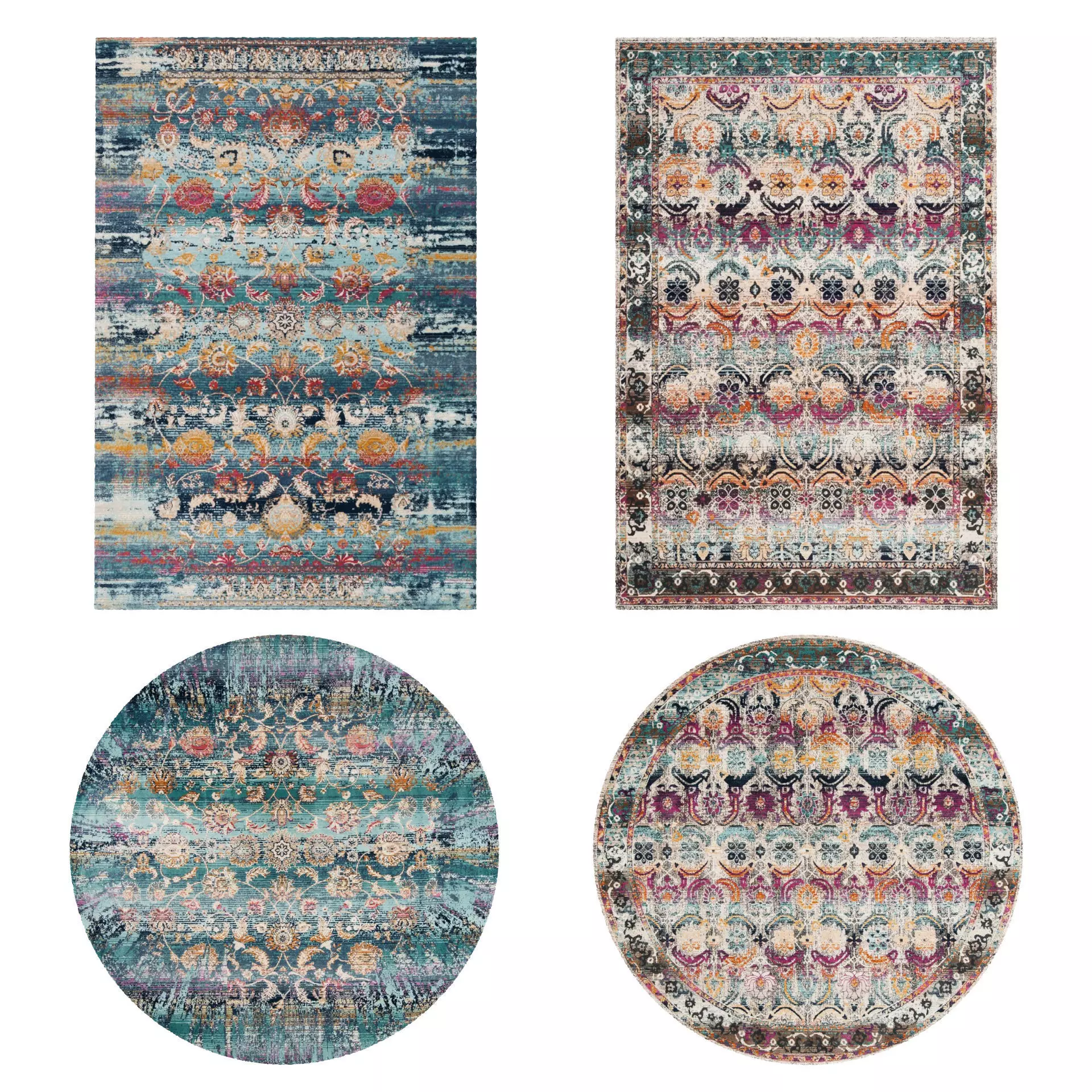 Rugs No 105 Low-poly 3D model_0