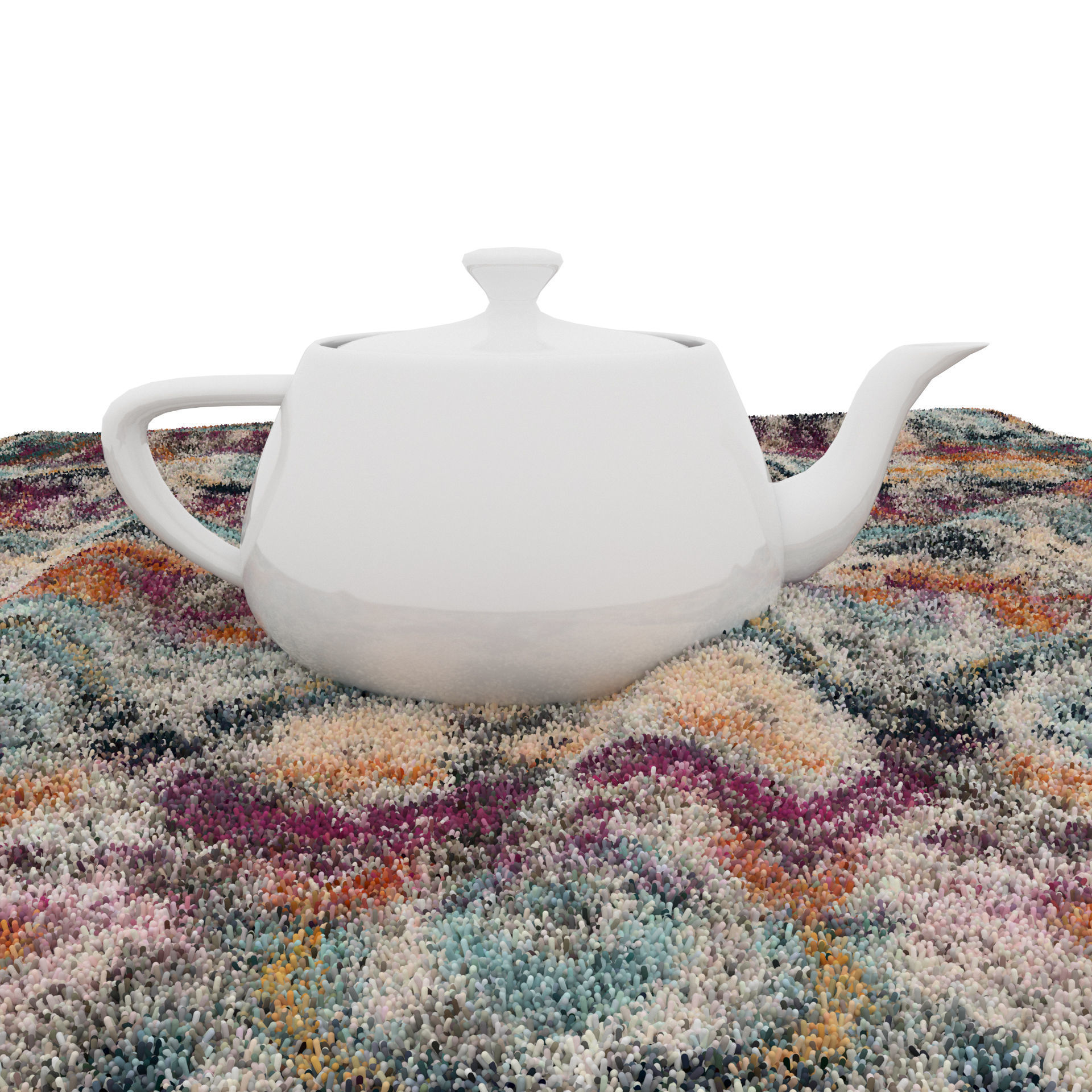 Rugs No 105 Low-poly 3D model_12