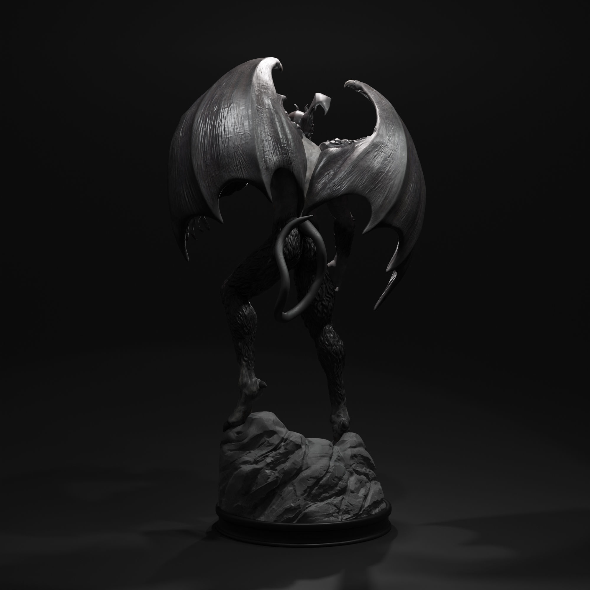 Devilman  Statue 3D print model_3