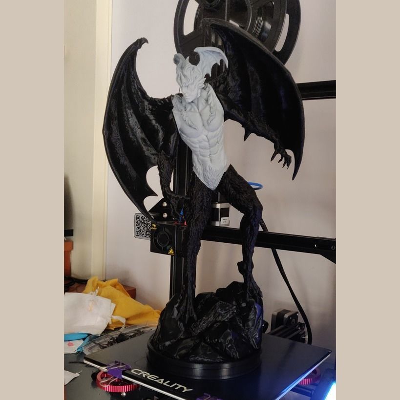 Devilman  Statue 3D print model_9