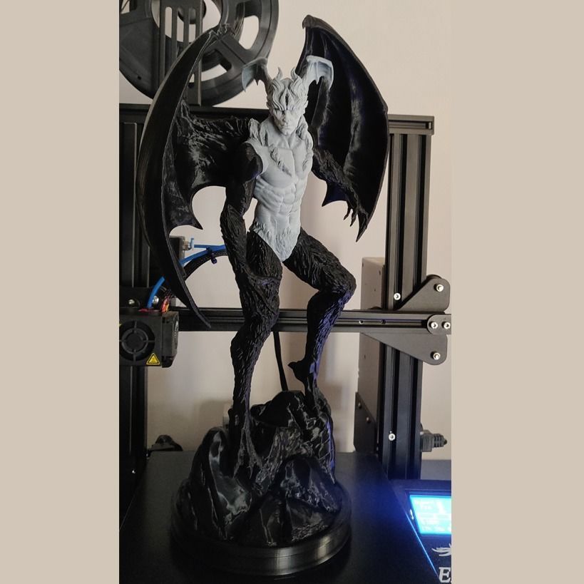 Devilman  Statue 3D print model_8
