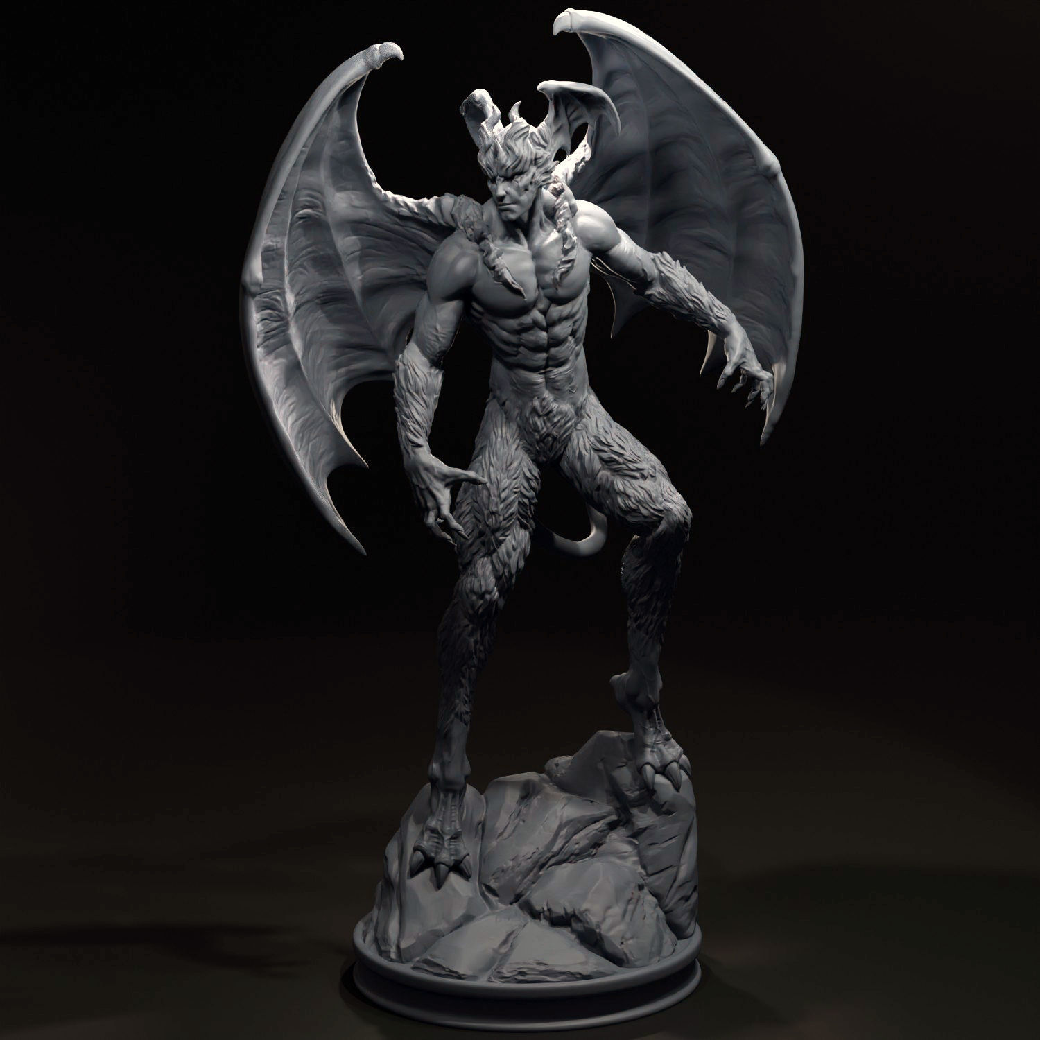 Devilman  Statue 3D print model_6