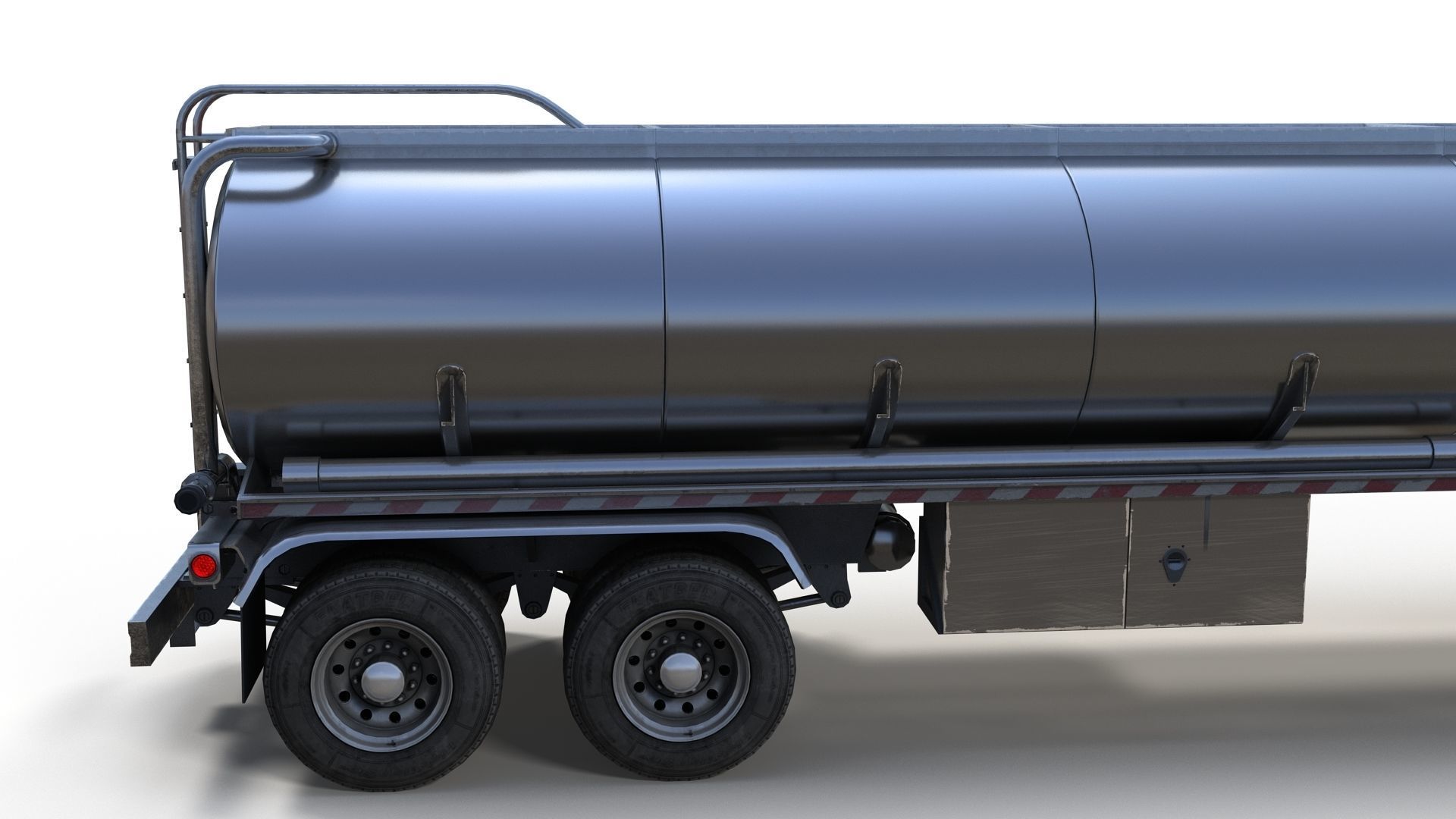 Industrial International Durastar fuel trailer Low-poly 3D model_10