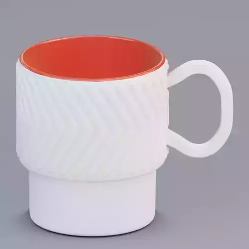 Fluted Coffee Cup