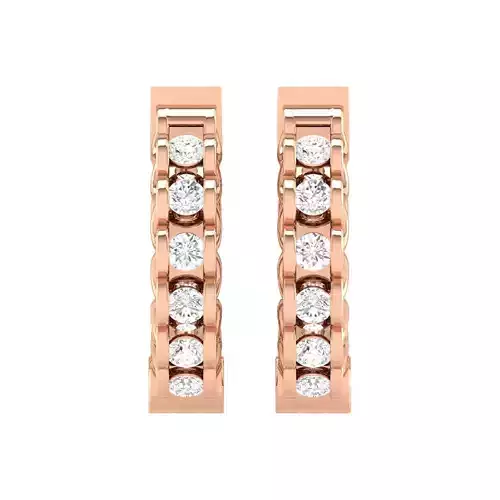 Women Earrings 3dm stl render detail 