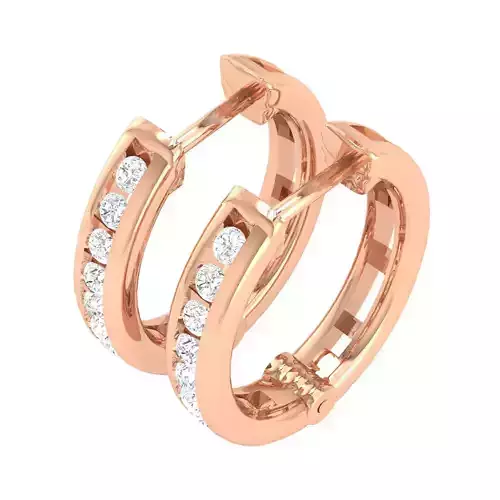 Women Earrings 3dm stl render detail 