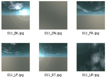 SkyBox 011 Low-poly 3D model_2