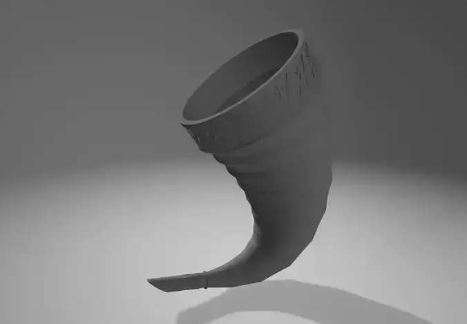La Black Luna the hunting horn of Astolfo Fate Apocrypha 3D print model