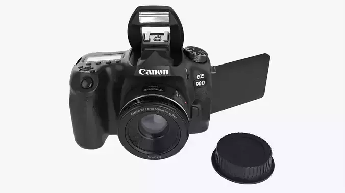 Canon EOS 90D DSLR Camera 50mm STM Lens 02