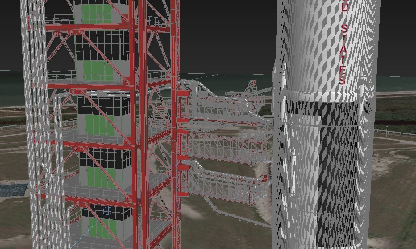 Saturn 5 Launch Pad 3D model_11