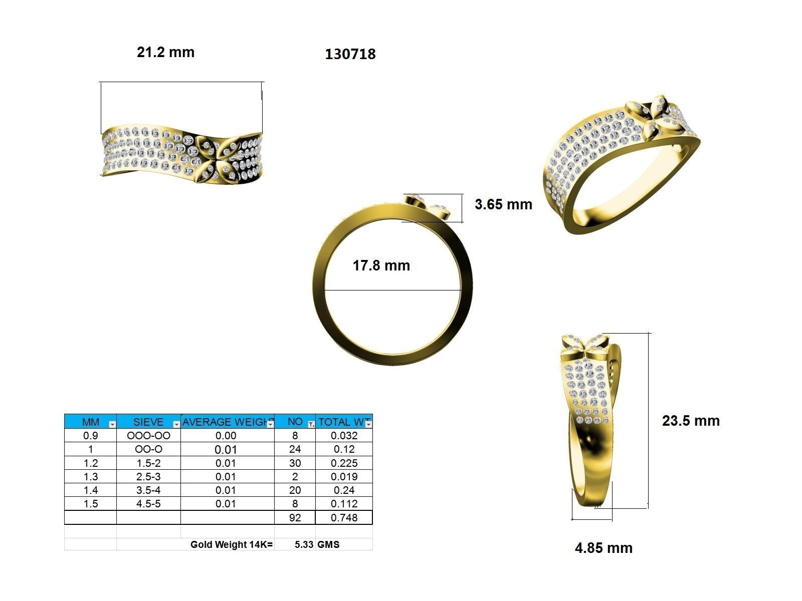 Ring - 130718 3D print model_12