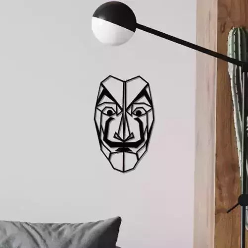 Casa de papel WallArt - Casa the papel - Casa di carta Wall Art 3D model