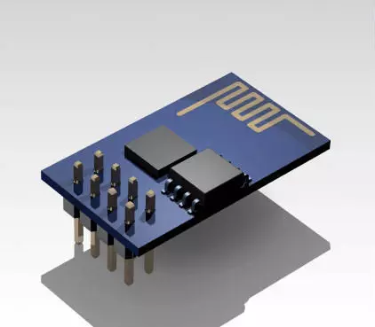 ESP8266 - ESP01 3D print model