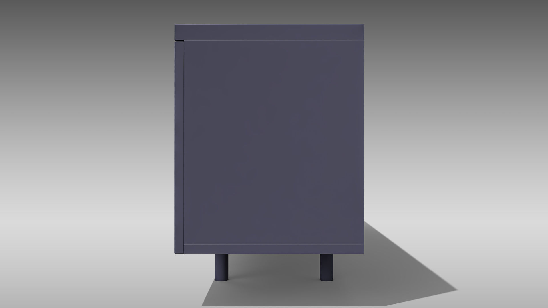 TV Stand 03 Low-poly 3D model_5