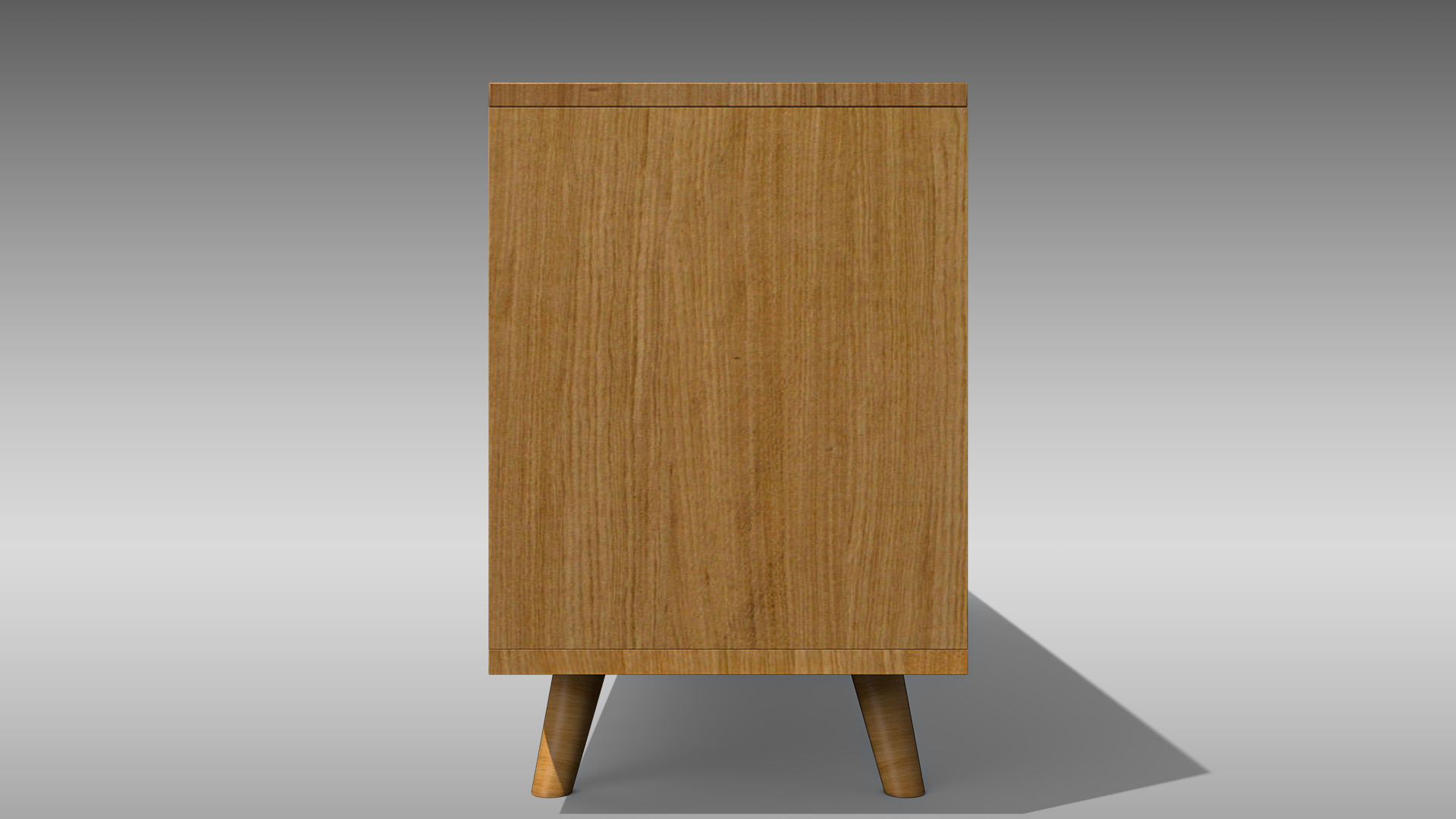 TV Stand 04 Low-poly 3D model_5