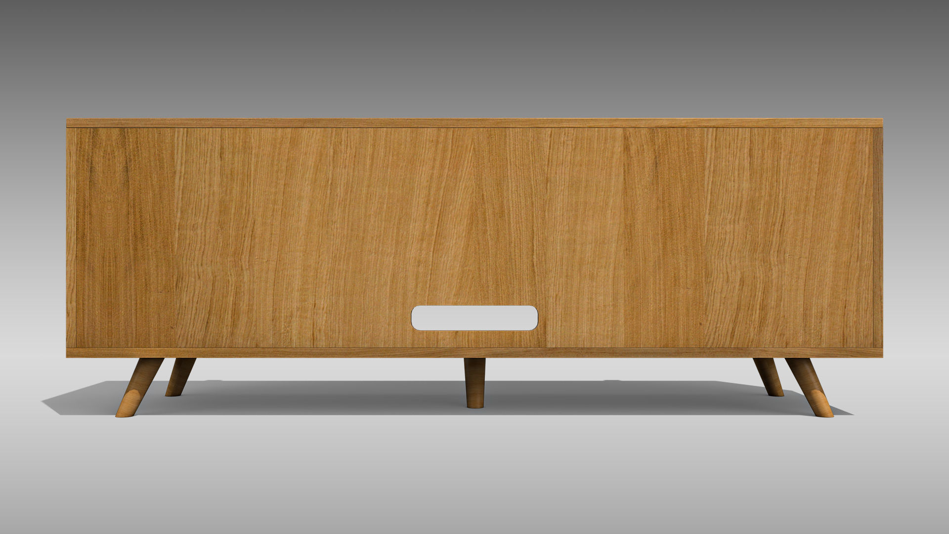 TV Stand 04 Low-poly 3D model_7