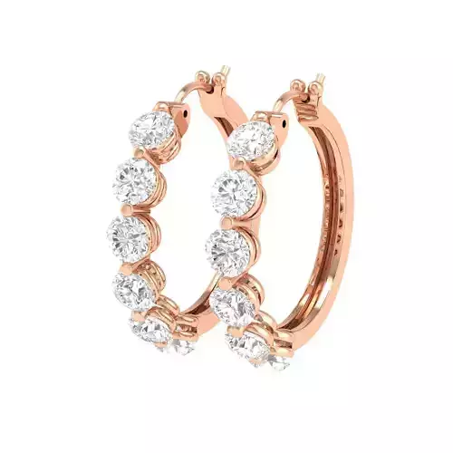 Women Earrings 3dm stl render detail  3D print model