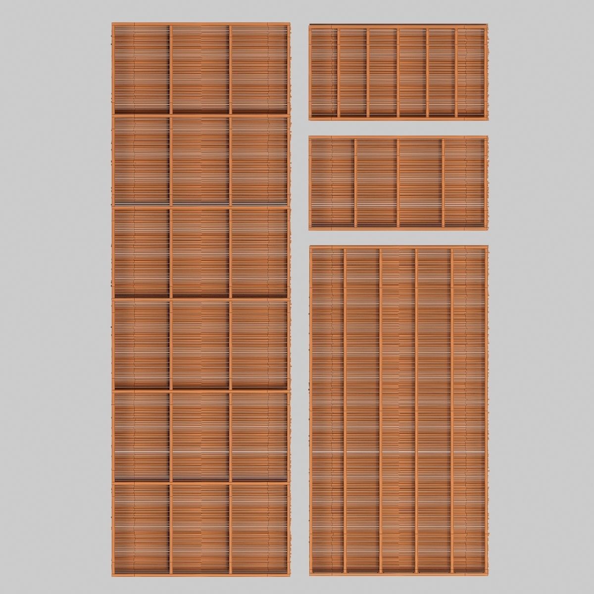 Ceiling thick branch straight n1 3D model_12